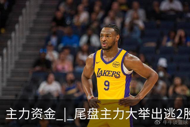 主力资金 | 尾盘主力大举出逃2股